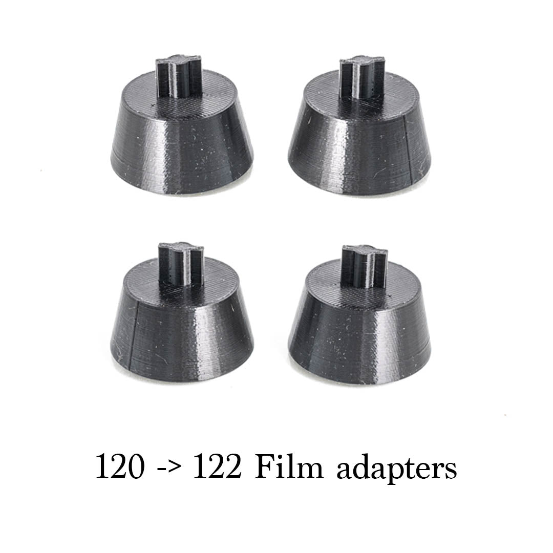 Premium 120 to 122 Film adapters, converter, 120mm, 122mm