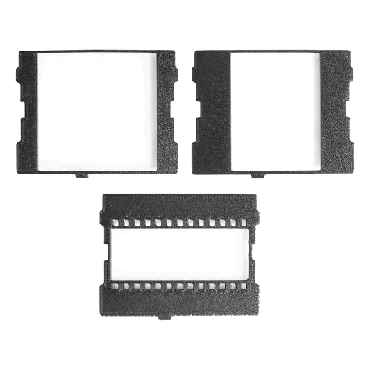 BRONICA GS-1 --- Full set of viewfinder masks 645, 66, 35mm Panoramic