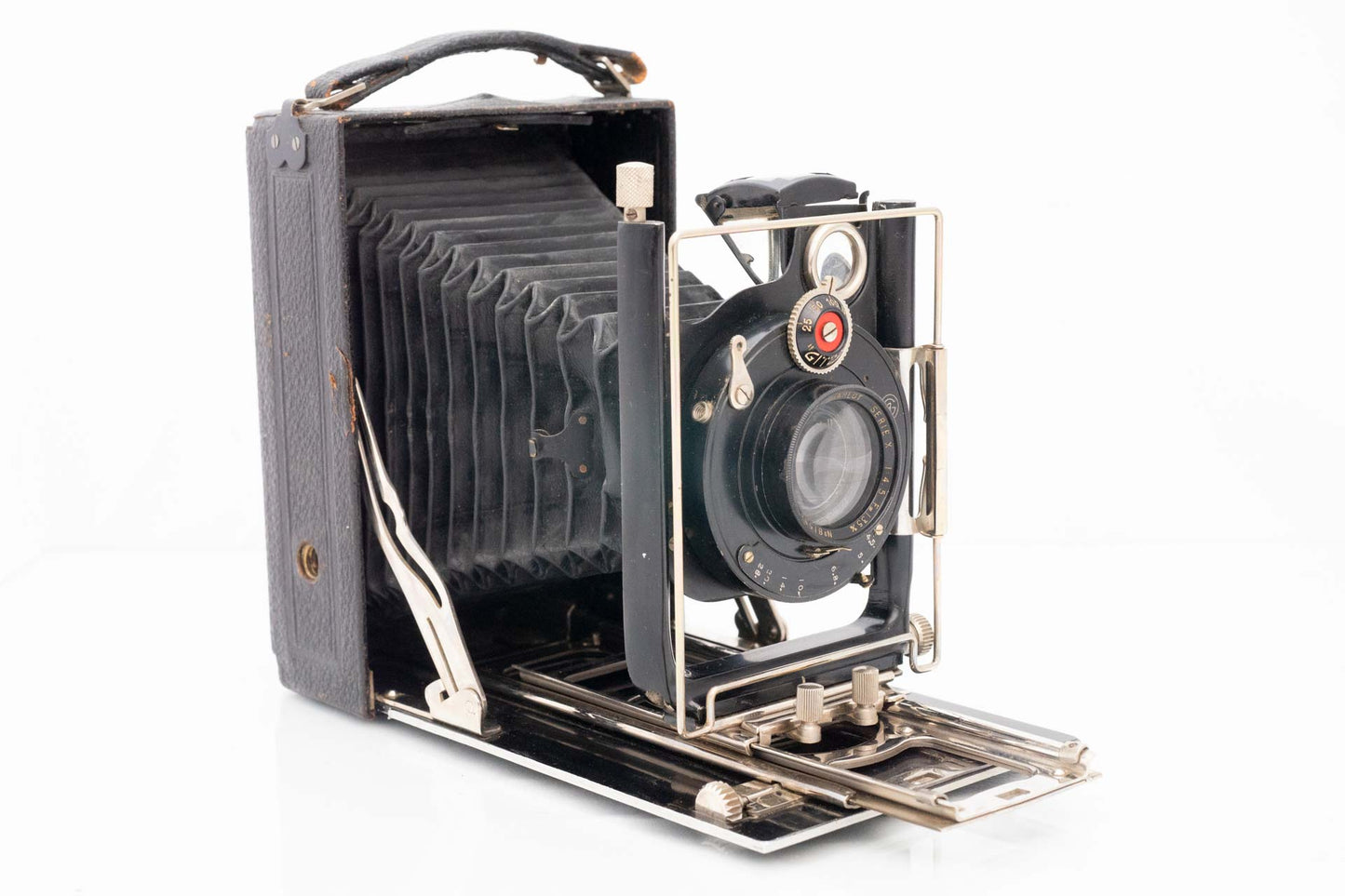 Appareil Photo à plaques 9x12cm Objectif A. DARLOT Anastigmat Serie X 135mm f/4.5 - 1930 -
