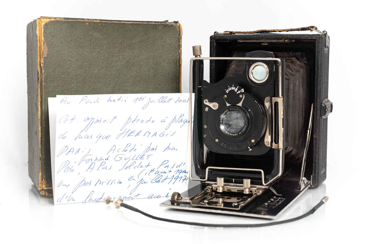 Folding 9x12 HERMAGIS Magir Anastigmat 136mm f/6,3 - Ca. 1930