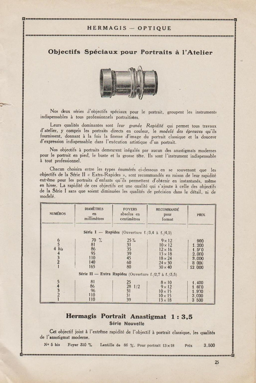 Hermagis Portrait Serie I N°4bis - 1929