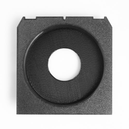 LINHOF Technika 4x5 Lens board -- Copal #0 (34,6mm), Recessed 12mm -- Wista, Chamonix, Intrepid ...