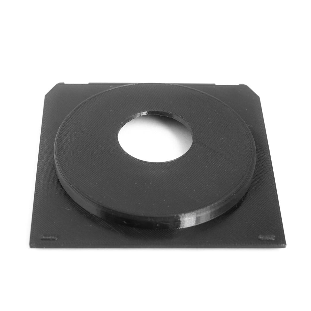 LINHOF Technika 4x5 Lens board -- Copal #0 (34,6mm), Recessed 6mm, Off centered 5mm -- Wista, Chamonix, Intrepid ...