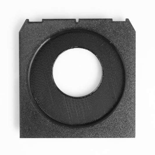 LINHOF Technika 4x5 Lens board -- Copal #1 (41,6mm), Recessed 6mm, Off centered 5mm -- Wista, Chamonix, Intrepid ...