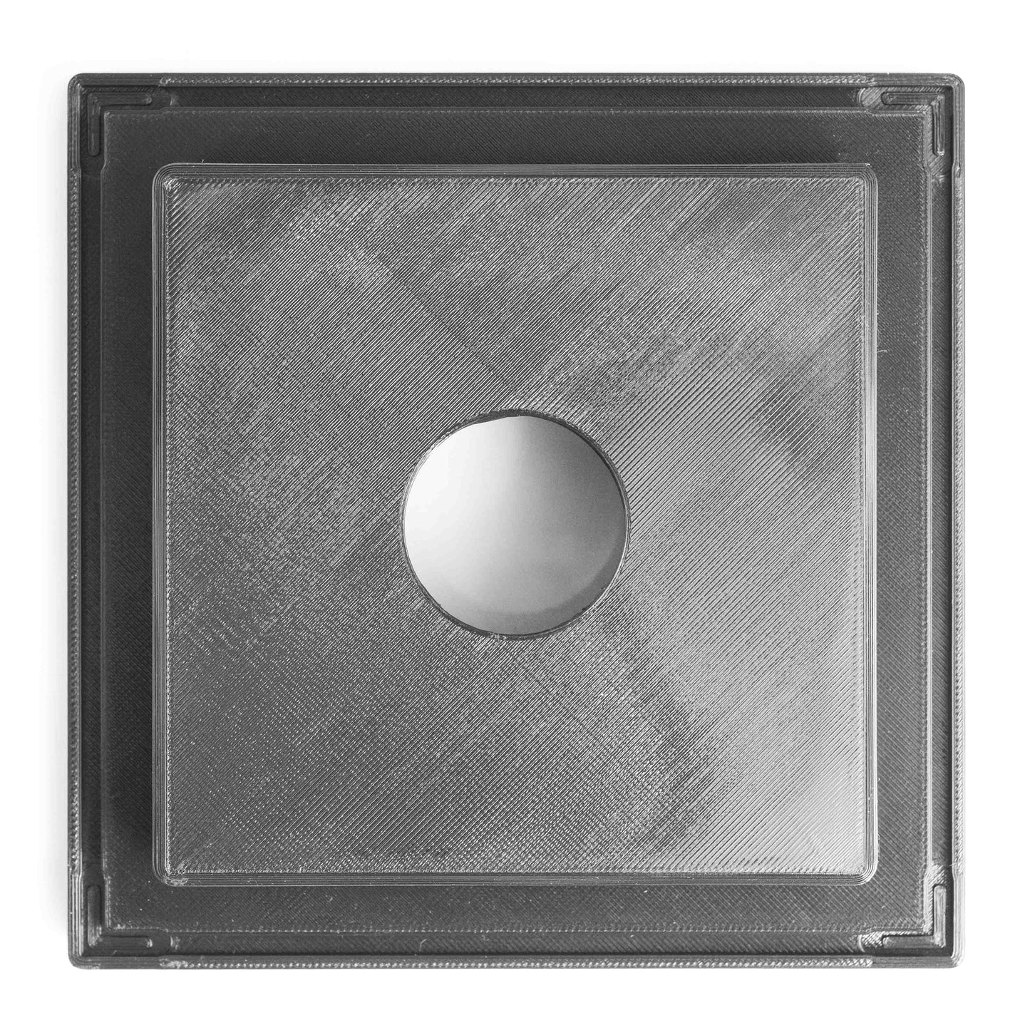SINAR 140x140 Lens board -- Copal 0 (34,6mm), Recessed 17mm