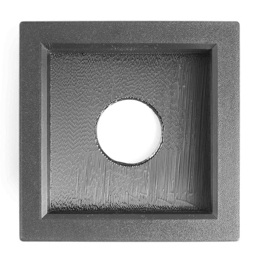 SINAR 140x140 Lens board -- Copal 1 (41,6mm), Recessed 17mm