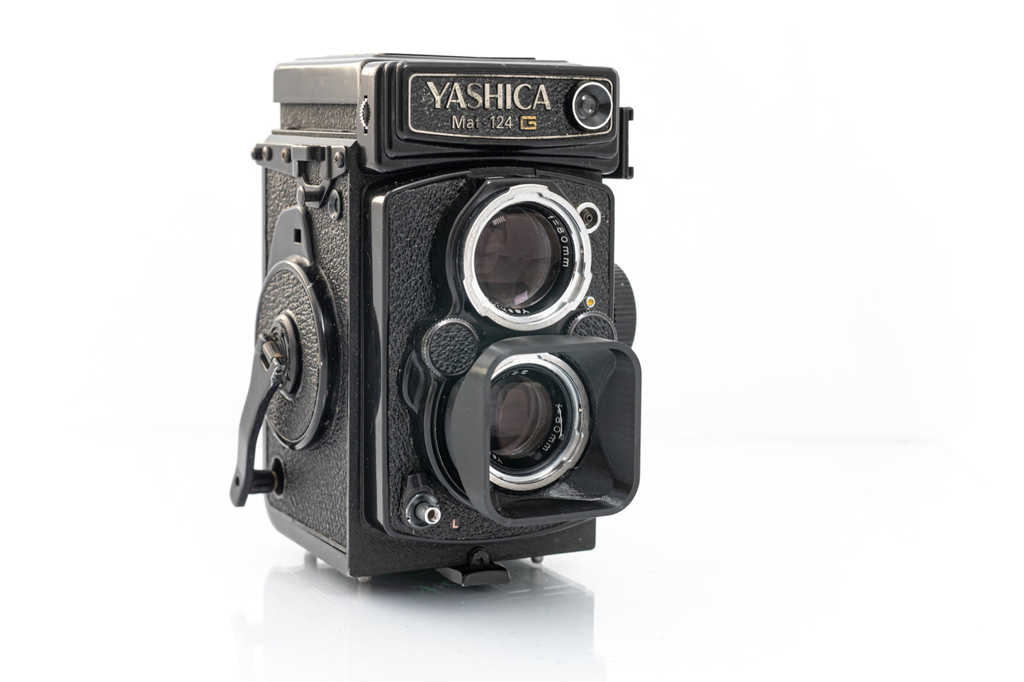 Premium 3D Printed  ---  PUSH ON LENS HOOD  ---  for Yashica MAT 124G / Bay I Mount