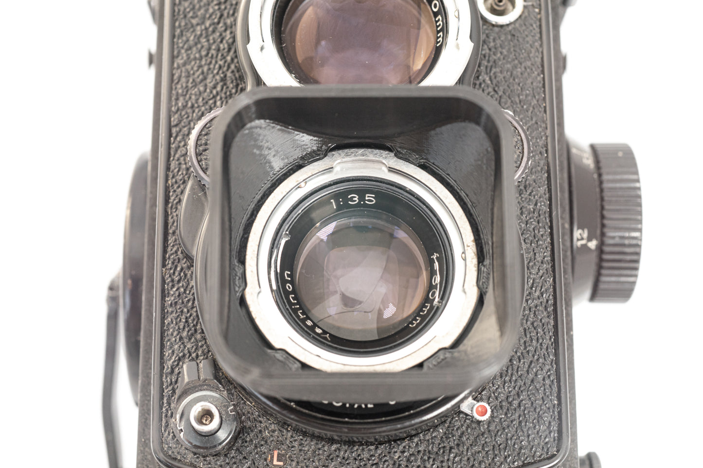 Premium 3D Printed  ---  PUSH ON LENS HOOD  ---  for Yashica MAT 124G / Bay I Mount