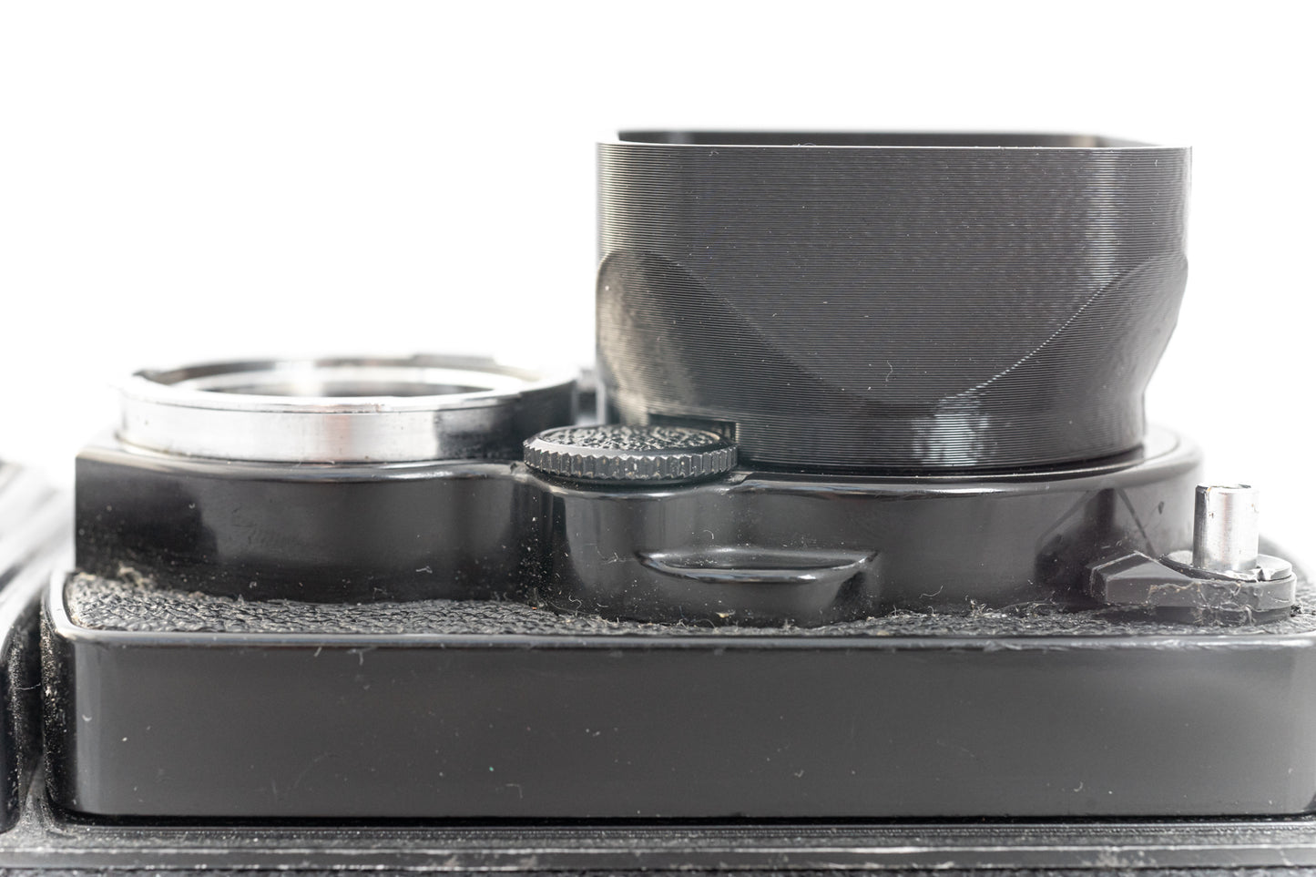 Premium 3D Printed  ---  PUSH ON LENS HOOD  ---  for Yashica MAT 124G / Bay I Mount