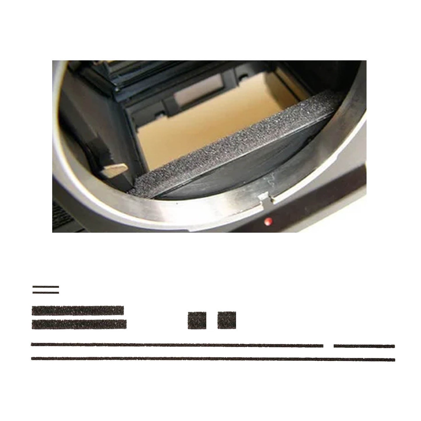 Premium Light Seal Foam Kit for ---- Olympus OM-1 MD, OM-1n, OM-2n, OM-2 MD, OM-2 Spot Program ----
