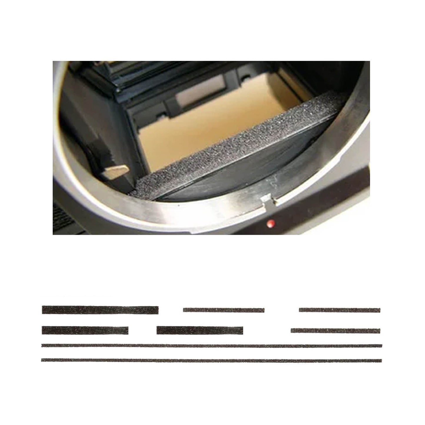 Premium Light Seal Foam Kit for - Cosina CT-1, CT-2, CT-3, CT-4, CT-10, CT-20, Petri MF-101, MF-102, MF-103, MF-104, Carena CX-300, ...