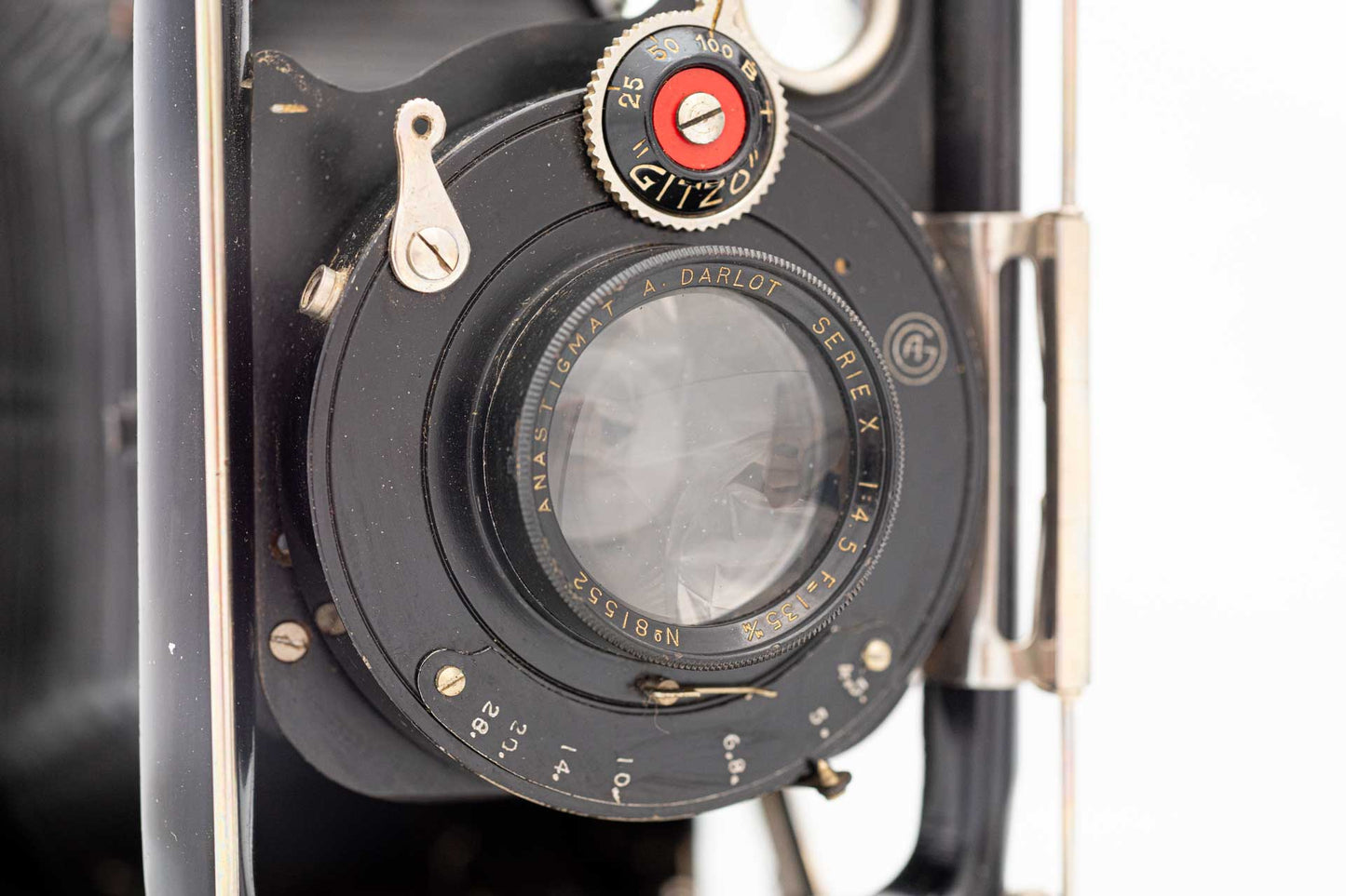 Appareil Photo à plaques 9x12cm Objectif A. DARLOT Anastigmat Serie X 135mm f/4.5 - 1930 -