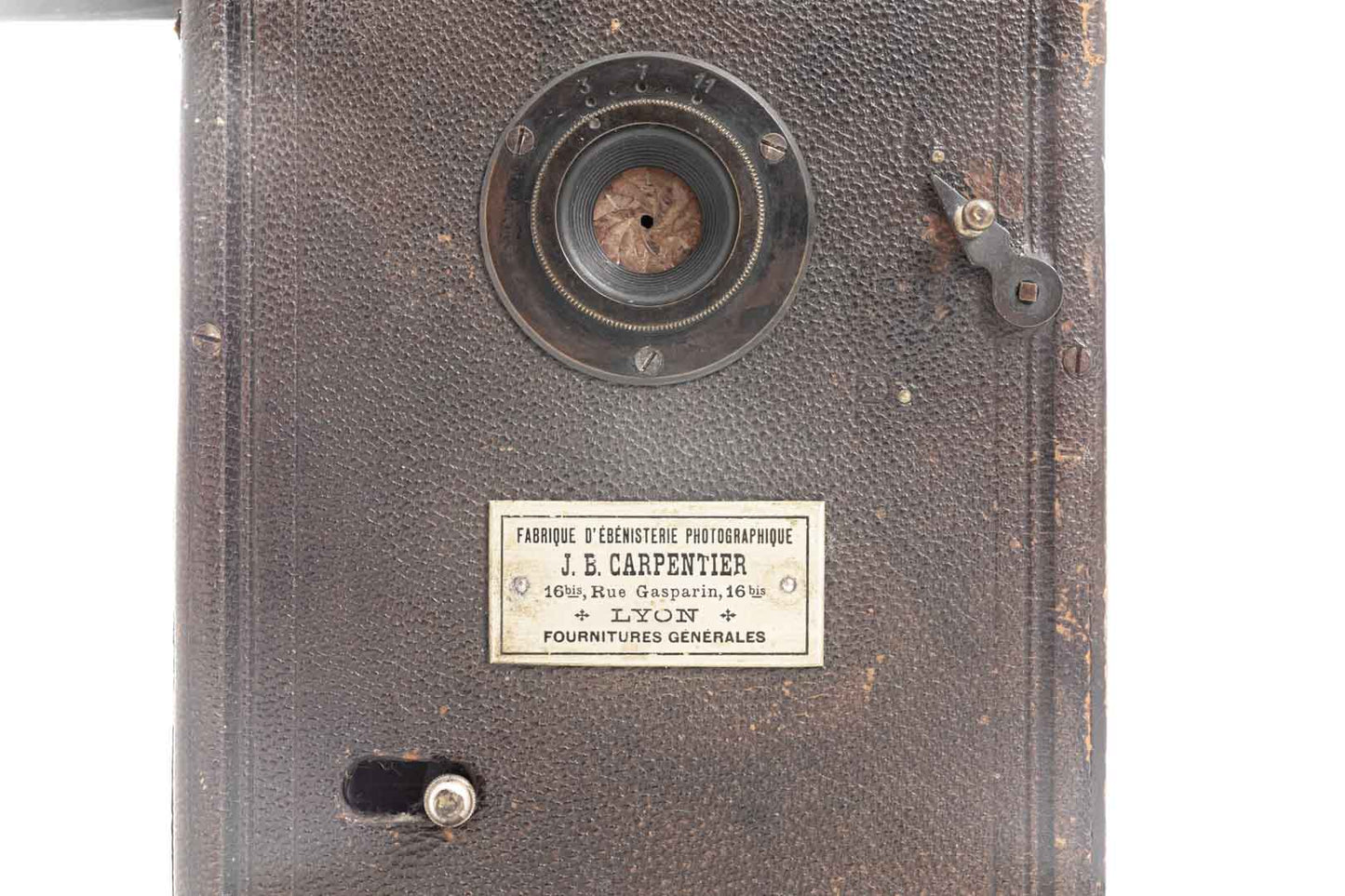 9x12 Plate box camera by JB Carpentier, Lyon - Ca. 1890