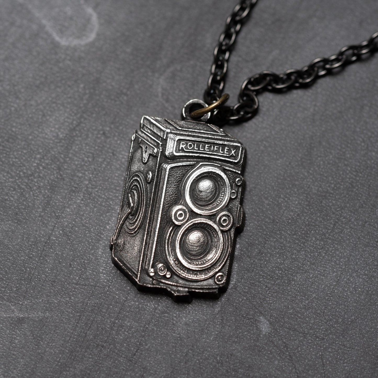 Sterling Silver Necklace — Rolleiflex — Photographer Gift — Camera Jewelry