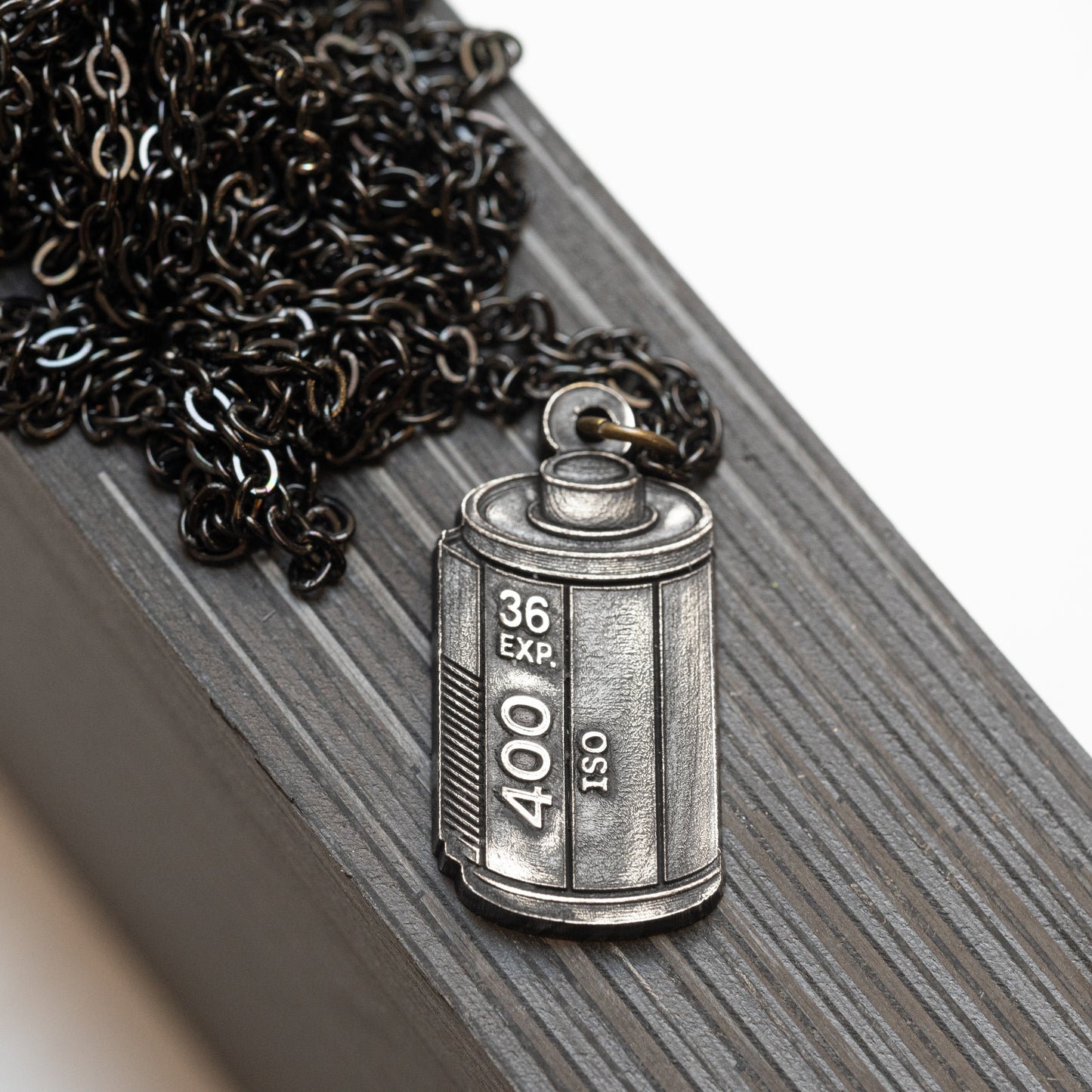 Sterling Silver Necklace — Film Cartridge — Photographer Gift — Camera Jewelry