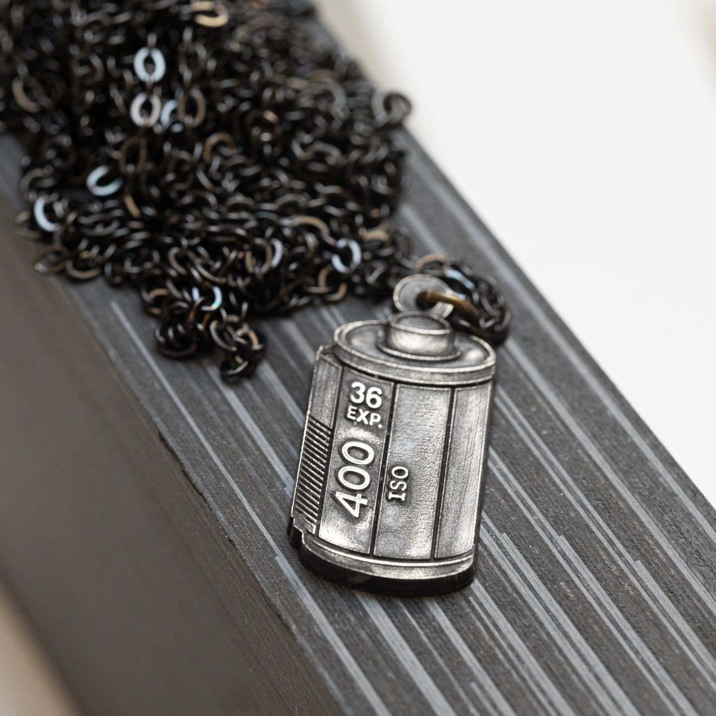 Sterling Silver Necklace — Film Cartridge — Photographer Gift — Camera Jewelry