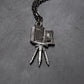 Handmade Sterling Silver Necklace — Vintage Camera Design — Photographer Gift