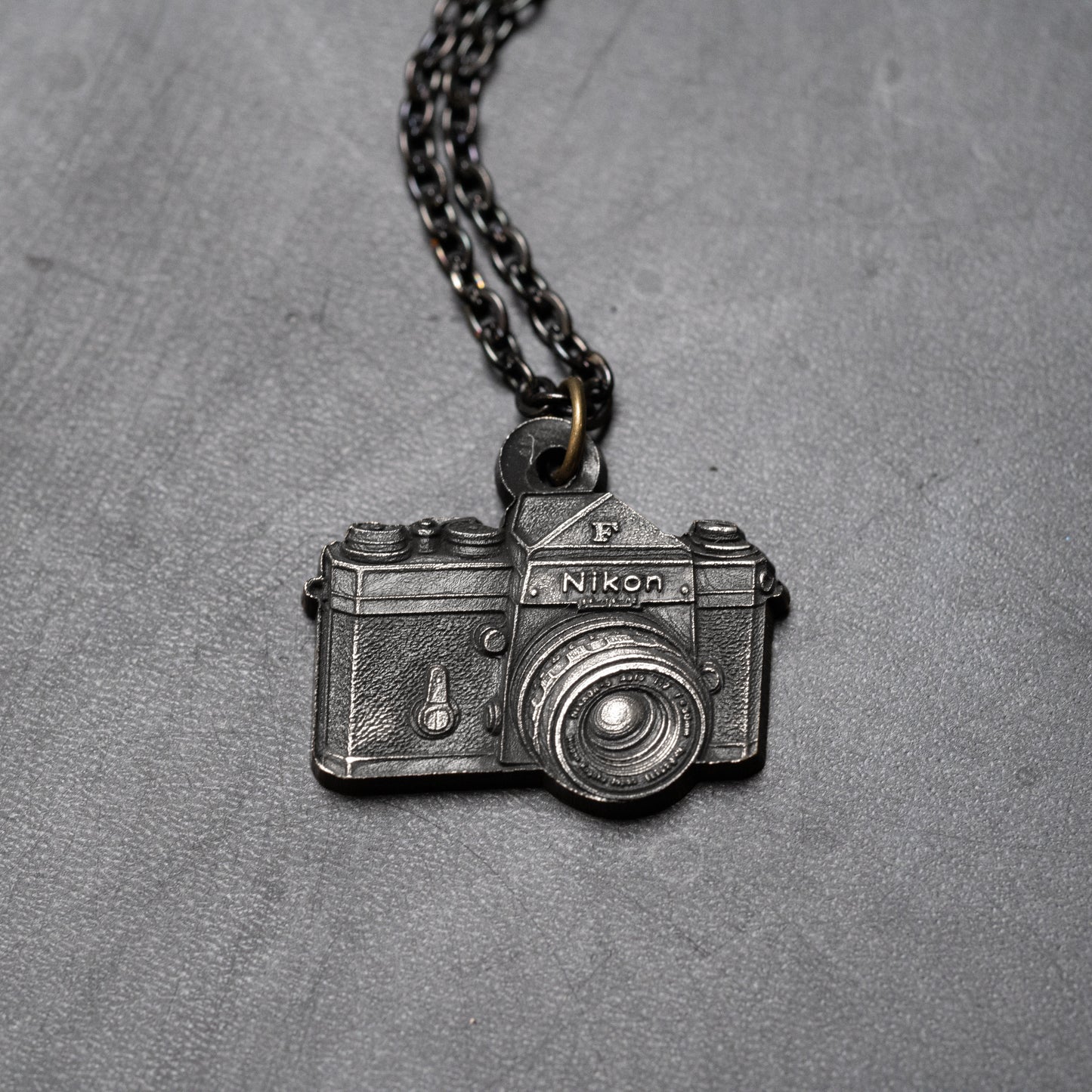 Handmade Sterling Silver Necklace — Nikon F Design — Photographer Gift