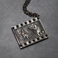 Handmade Sterling Silver Necklace — Vintage Portrait Scene — Photographer Gift