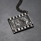 Handmade Sterling Silver Necklace — Vintage Portrait Scene — Photographer Gift