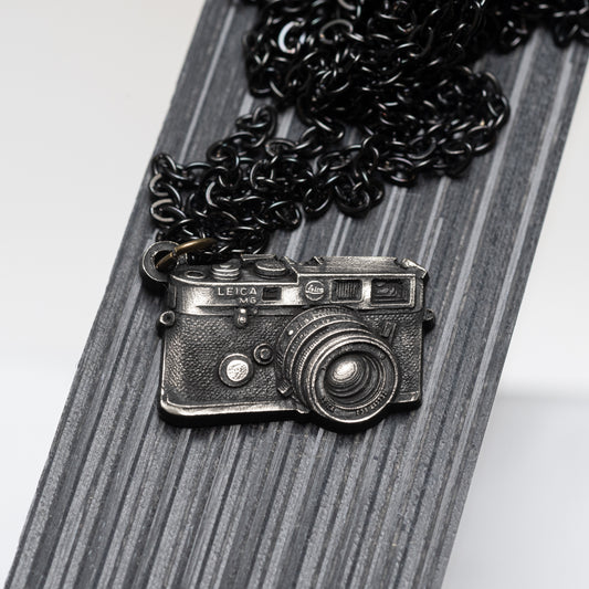 Handmade Sterling Silver Necklace — Leica M6 Design — Photographer Gift