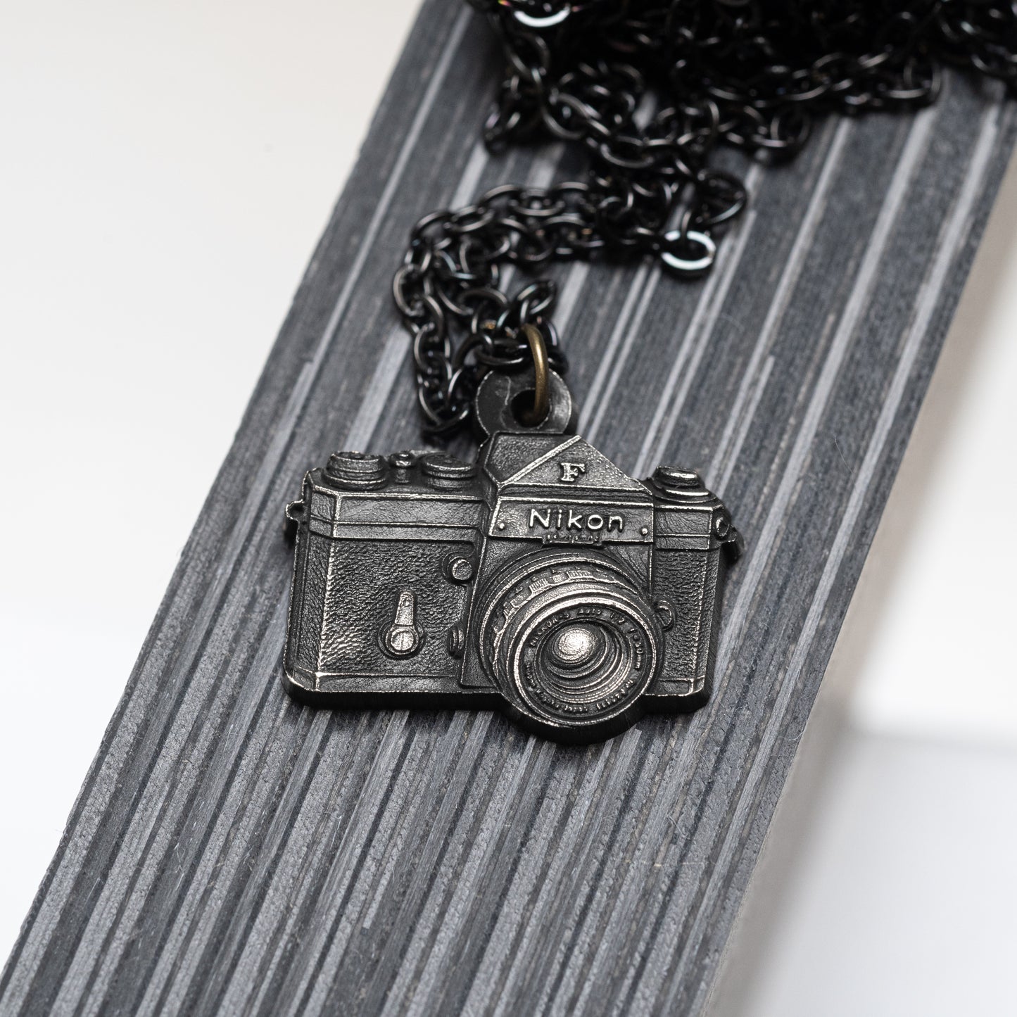 Handmade Sterling Silver Necklace — Nikon F Design — Photographer Gift