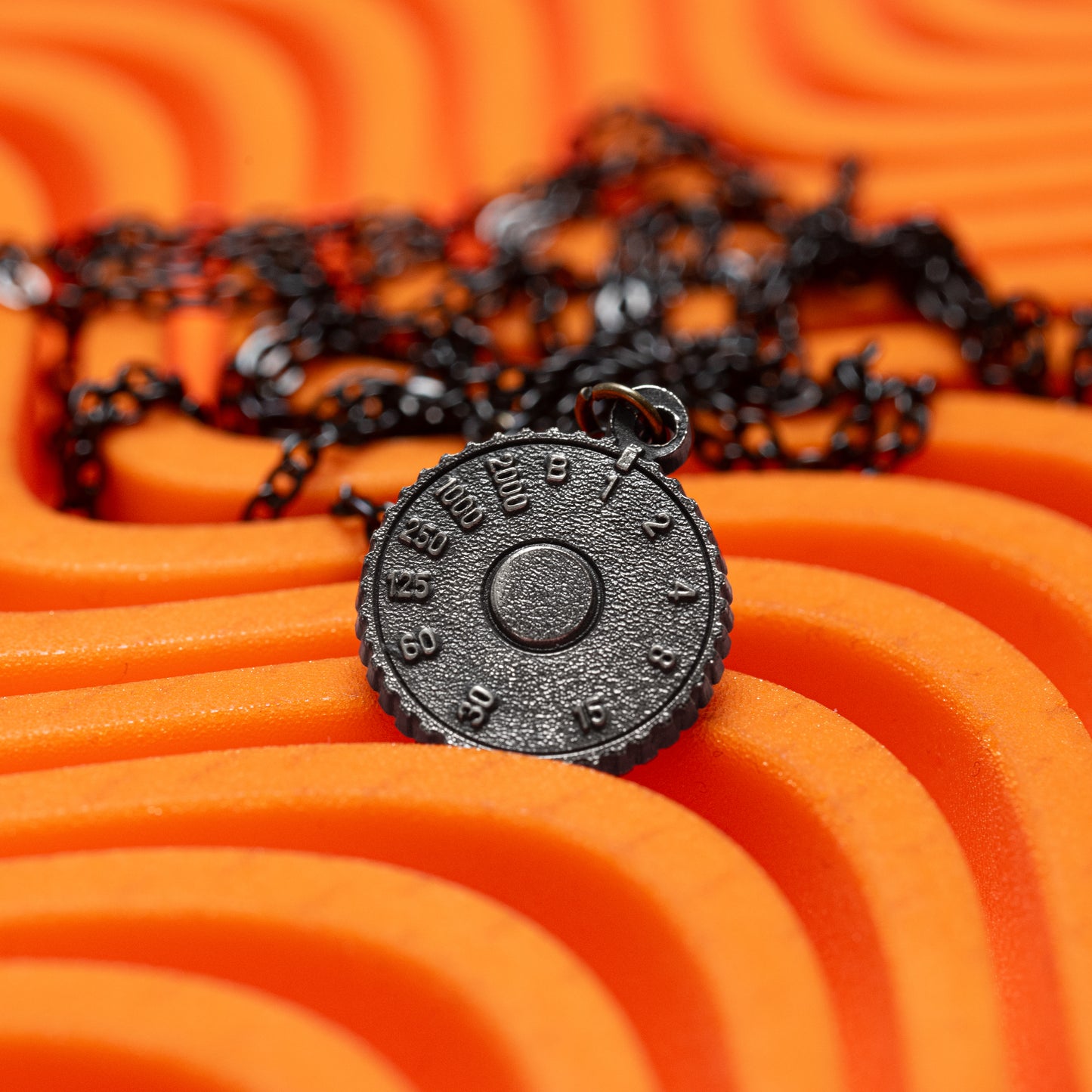 Handmade Sterling Silver Necklace — Camera Dial Design — Photographer Gift