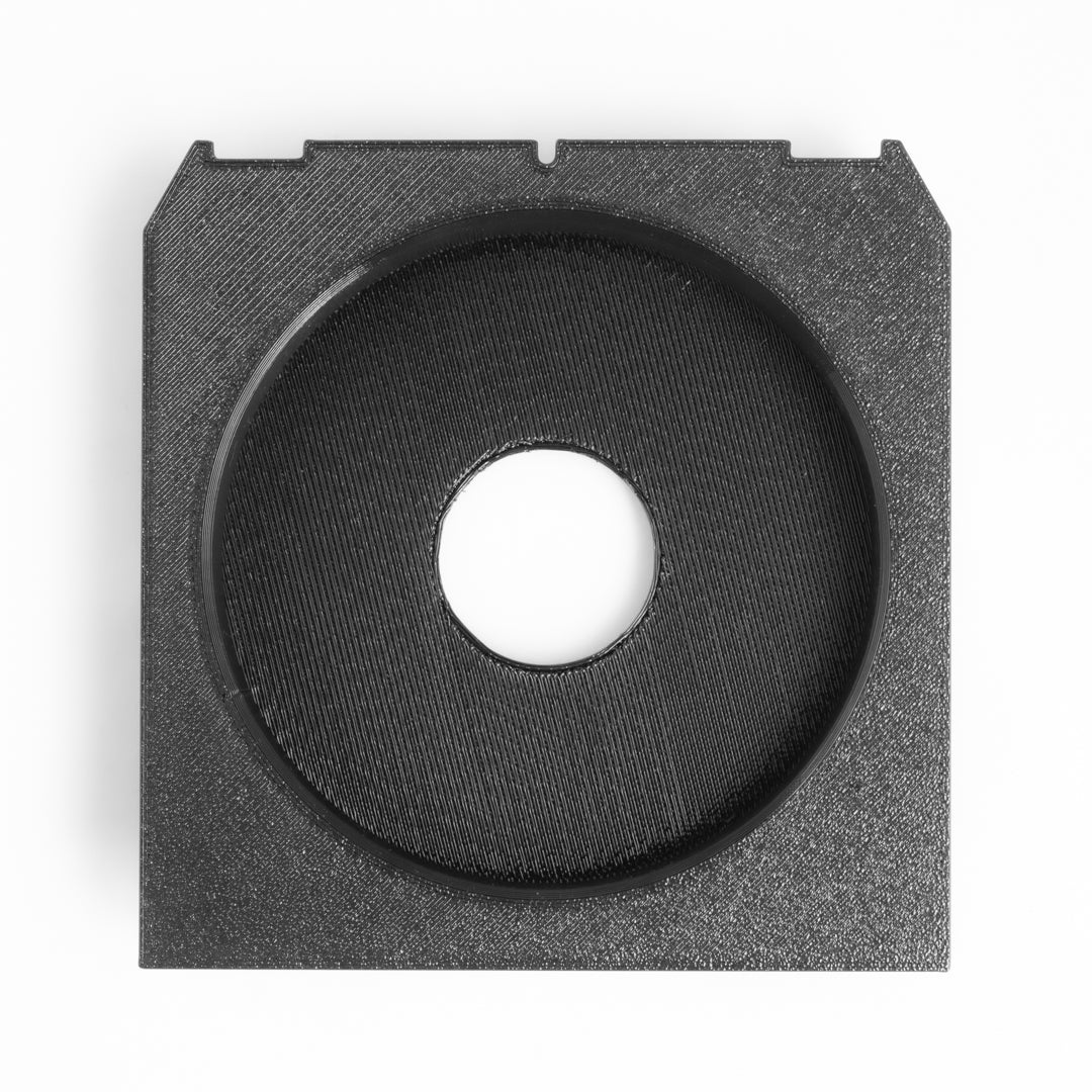 LINHOF Technika 4x5 Lens board -- Compur #00 (26,3mm), Recessed 12mm -- Wista, Chamonix, Intrepid ...