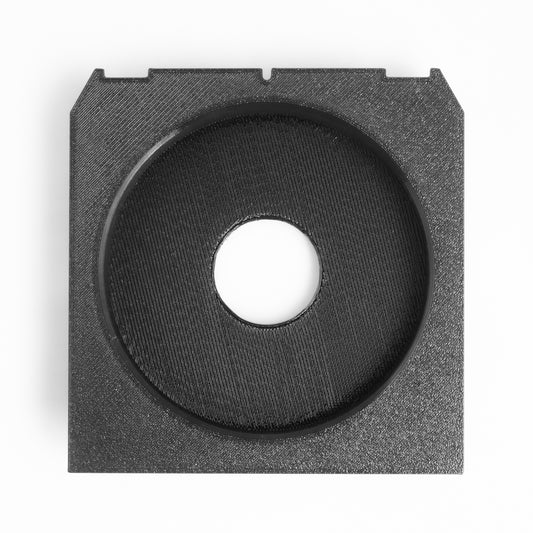 LINHOF Technika 4x5 Lens board -- Compur #00 (26,3mm), Recessed 12mm -- Wista, Chamonix, Intrepid ...