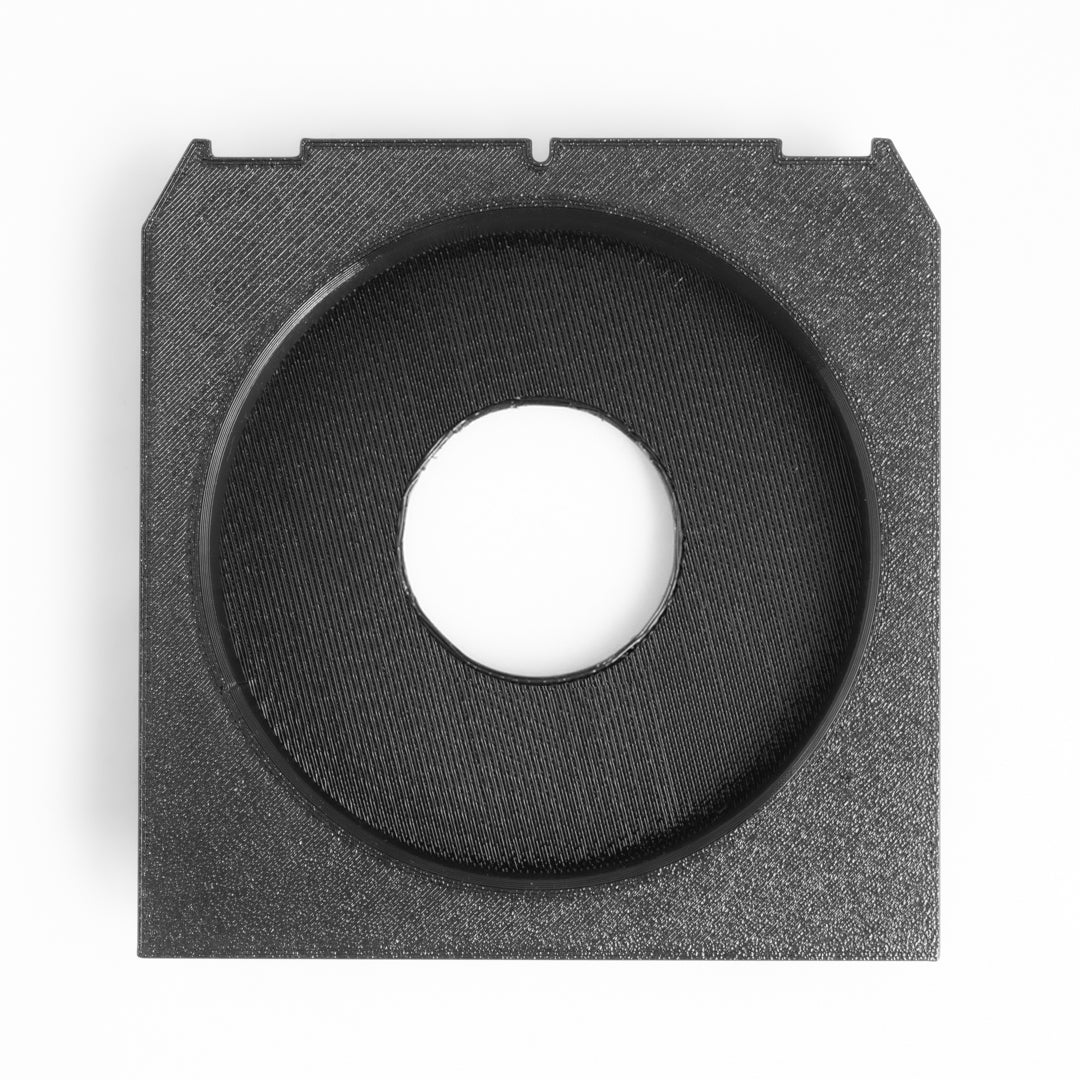 LINHOF Technika 4x5 Lens board -- Copal #0 (34,6mm), Recessed 12mm -- Wista, Chamonix, Intrepid ...