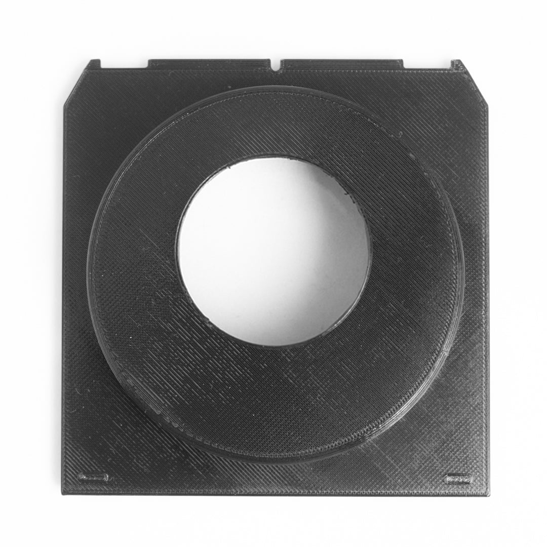 LINHOF Technika 4x5 Lens board -- Copal #1 (41,6mm), Recessed 12mm, Off centered 5mm -- Wista, Chamonix, Intrepid ...